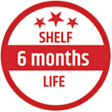 SHELF 6 months LIFE